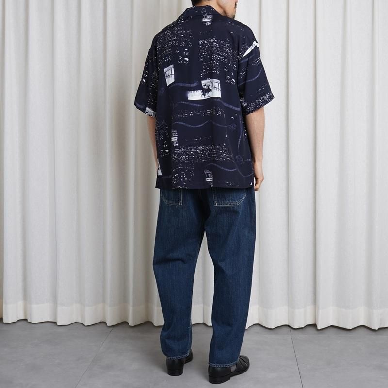 25S/S Porter Classic ݡ饷å  ALOHA SHIRT DRIVE-IN THEATER / NAVY