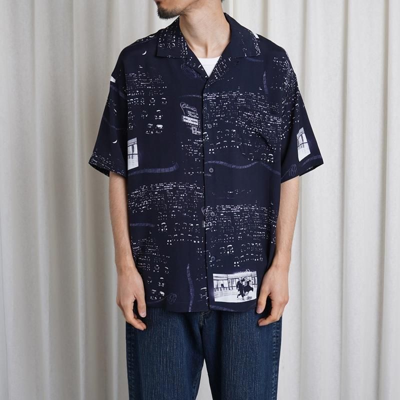 25S/S Porter Classic ݡ饷å  ALOHA SHIRT DRIVE-IN THEATER / NAVY