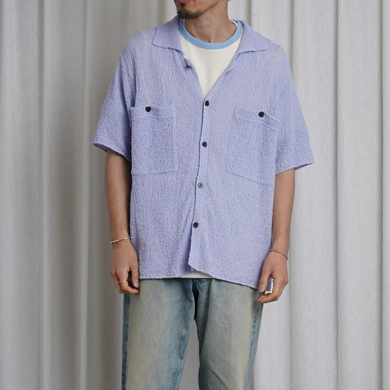 25S/S BISOWN ӥ  TRIM TEE / WHITEL.BLUE