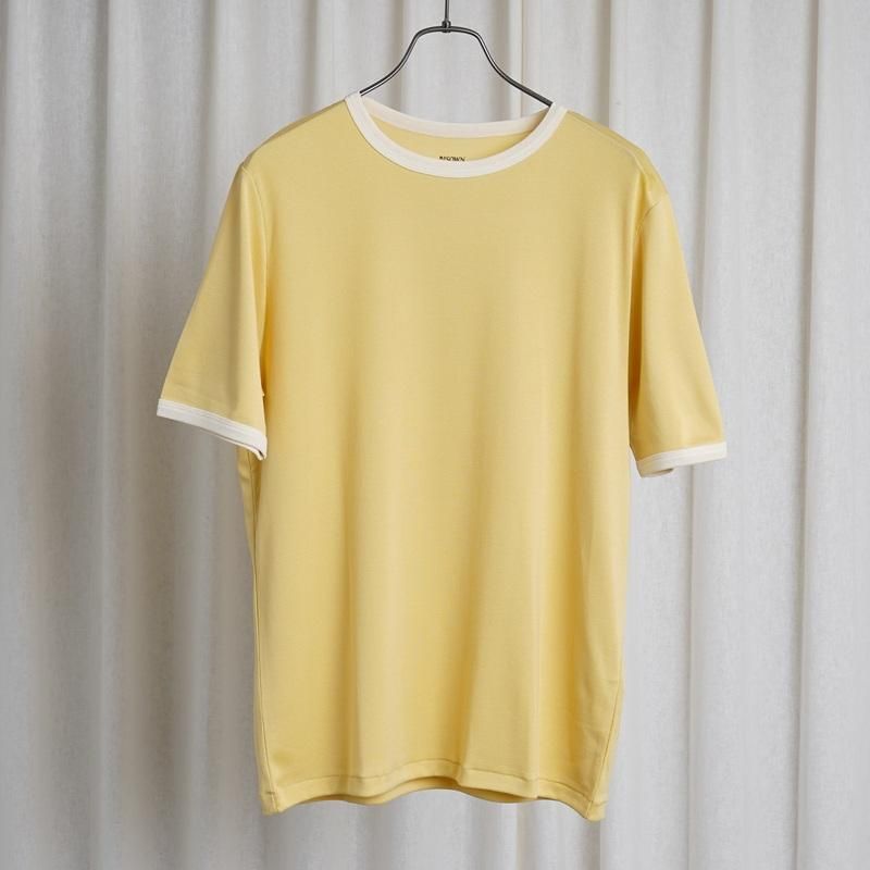 【25S/S】 【BISOWN ビソウン】 TRIM TEE / CORN×WHITE