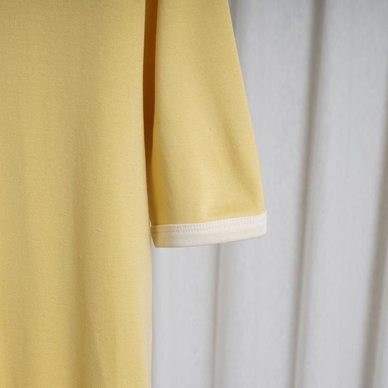 25S/S BISOWN ӥ  TRIM TEE / CORNWHITE