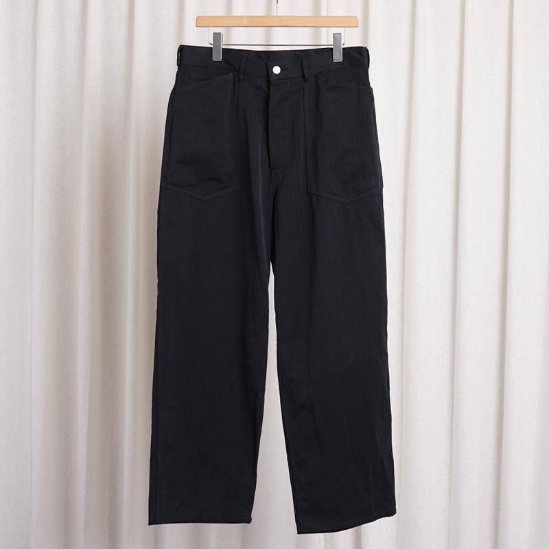 【25S/S】 【MAATEE&SONS マーティーアンドサンズ】 MILITARY DENIM ドゥルン / BLACK