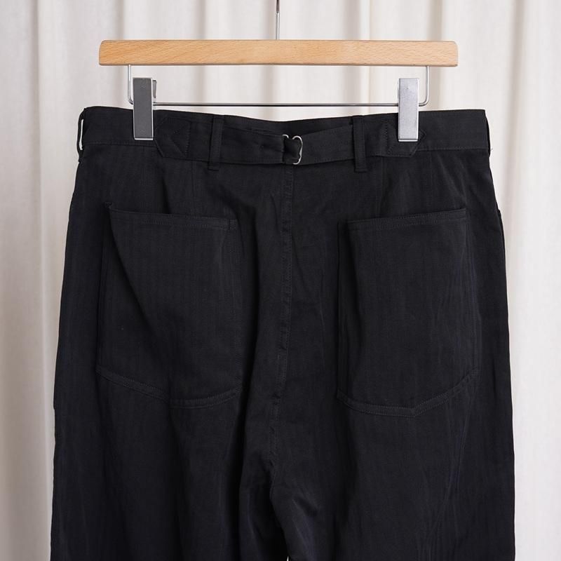 25S/S MAATEESONS ޡƥɥ󥺡 MILITARY DENIM ɥ / BLACK