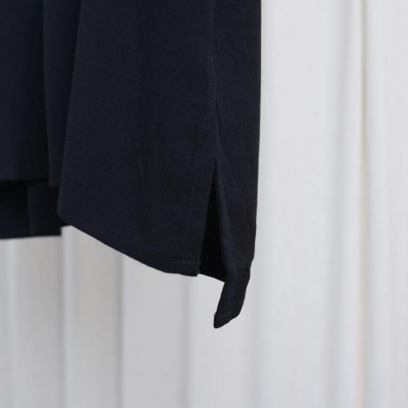 25S/S Saby Х BAMBOO AMUZEN H-N SHIRTS / BLACK