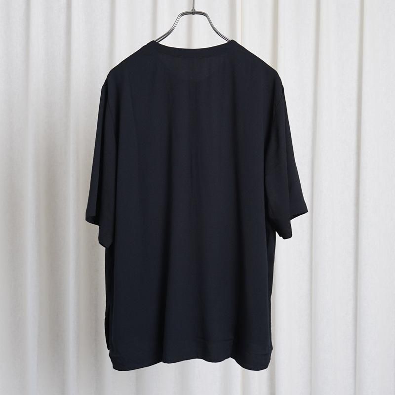 25S/S Saby Х BAMBOO AMUZEN H-N SHIRTS / BLACK