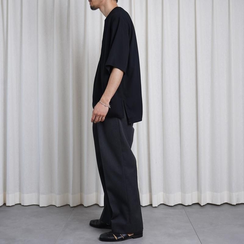 25S/S Saby Х BAMBOO AMUZEN H-N SHIRTS / BLACK