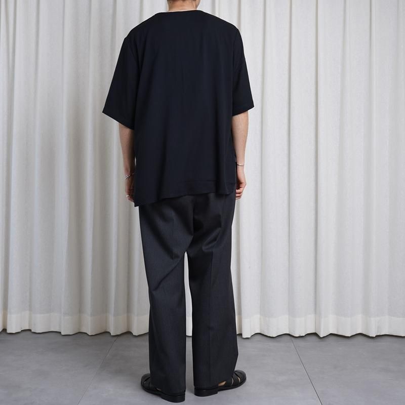 25S/S Saby Х BAMBOO AMUZEN H-N SHIRTS / BLACK
