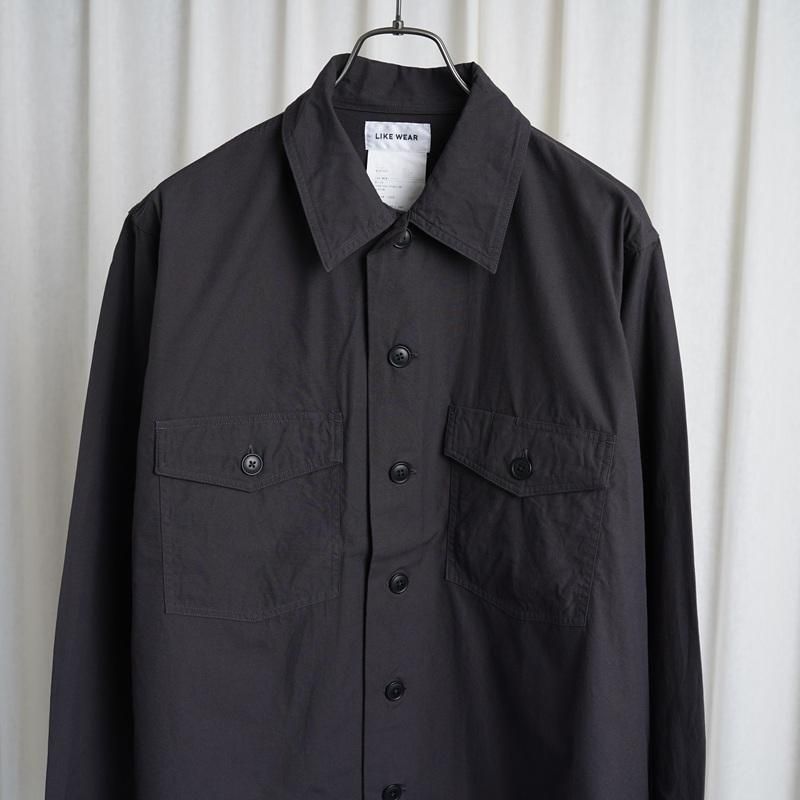 25S/SۡYAECA 䥨 LIKE WEAR BAKER SHIRT / CHARCOAL