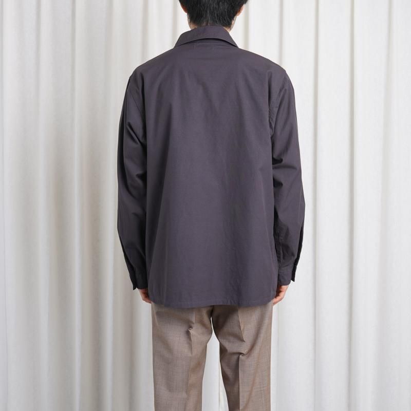 25S/SۡYAECA 䥨 LIKE WEAR BAKER SHIRT / CHARCOAL