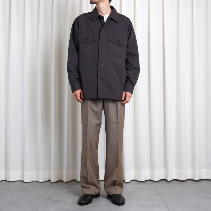 25S/SۡYAECA 䥨 LIKE WEAR BAKER SHIRT / CHARCOAL