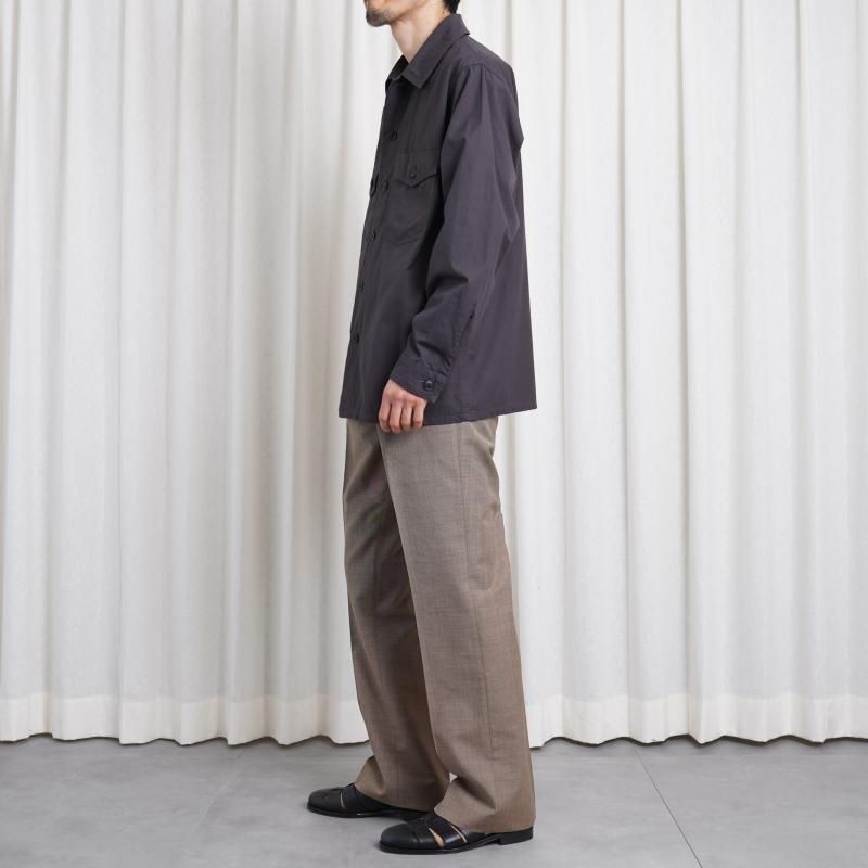 25S/SۡYAECA 䥨 LIKE WEAR BAKER SHIRT / CHARCOAL
