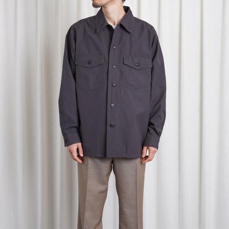 25S/SۡYAECA 䥨 LIKE WEAR BAKER SHIRT / CHARCOAL