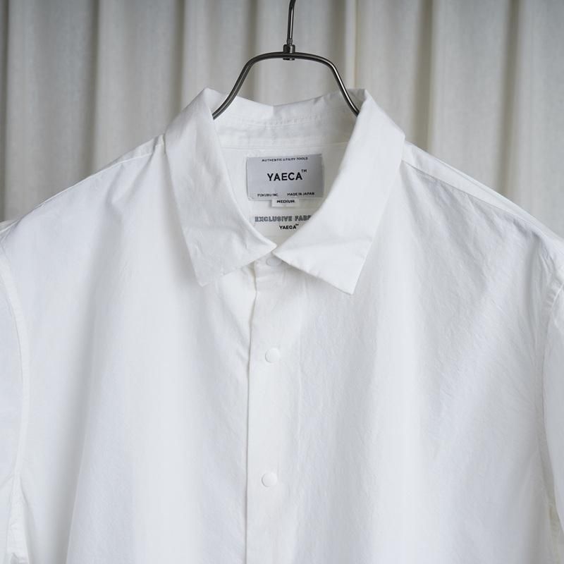 YAECA 䥨 COMFORT SHIRT S/S SQUARE / WHITE