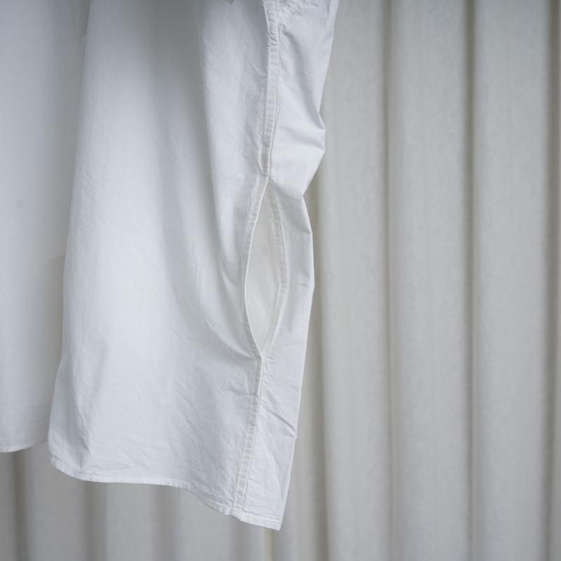 YAECA 䥨 COMFORT SHIRT S/S SQUARE / WHITE