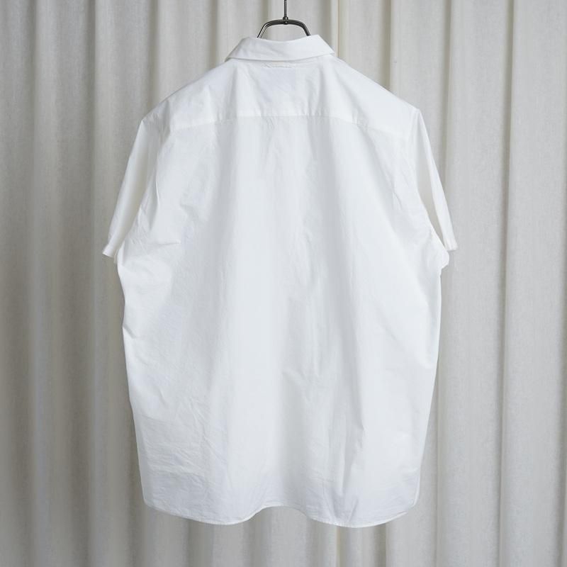 YAECA 䥨 COMFORT SHIRT S/S SQUARE / WHITE