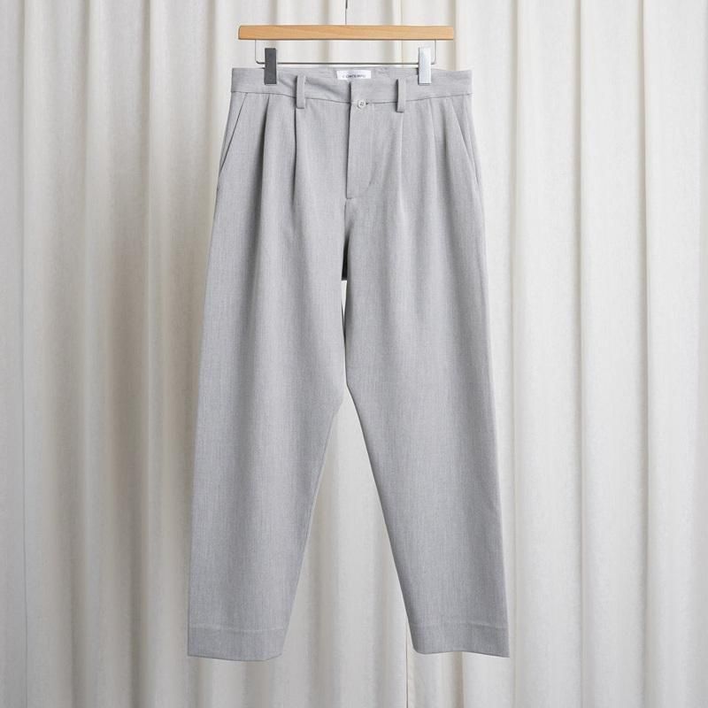 【YAECA ヤエカ】CONTEMPO 2WAY PANTS 2TUCK TAPERED / L.GRAY