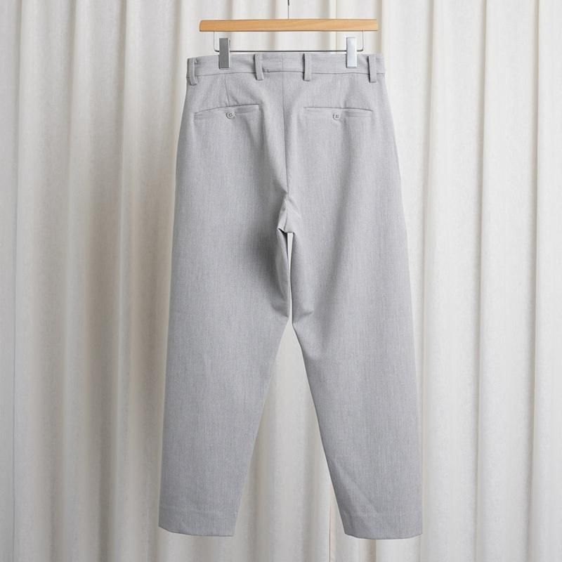 YAECA 䥨CONTEMPO 2WAY PANTS 2TUCK TAPERED / L.GRAY
