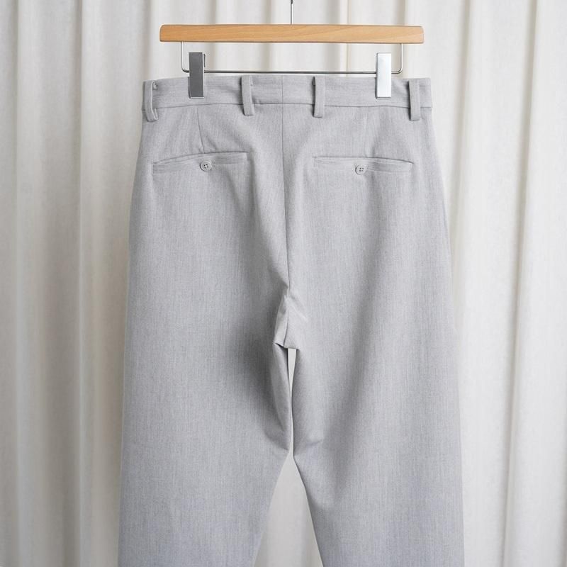 YAECA 䥨CONTEMPO 2WAY PANTS 2TUCK TAPERED / L.GRAY
