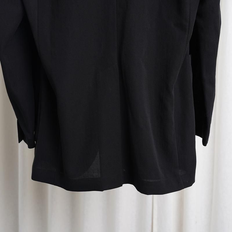 25S/SۡAURALEE ꡼ LIGHT COTTON WOOL VIYELLA JACKET / BLACK
