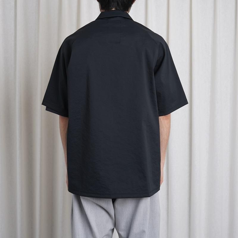  TEATORA CAPSUELSNAP POLO SHIRT AQ / BLACK