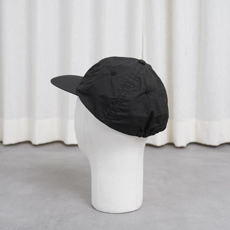 KIJIMA TAKAYUKI ޥ業 ELASTIC BACK 6PANEL CAP / BLACK