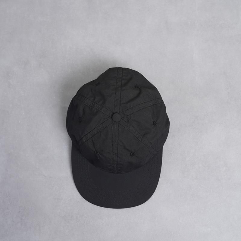 KIJIMA TAKAYUKI ޥ業 ELASTIC BACK 6PANEL CAP / BLACK