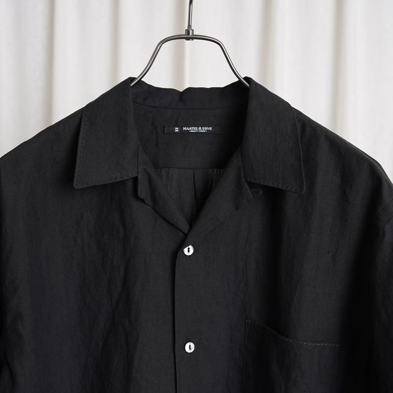 25S/SۡMAATEESONS ޡƥɥ󥺡 SSLEEVE HANDKERCHIEF OP SH / BLACK