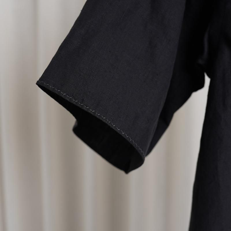25S/SۡMAATEESONS ޡƥɥ󥺡 SSLEEVE HANDKERCHIEF OP SH / BLACK