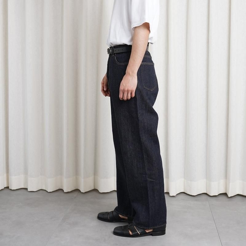 YAECA 䥨 DENIM WIDE / INDIGO