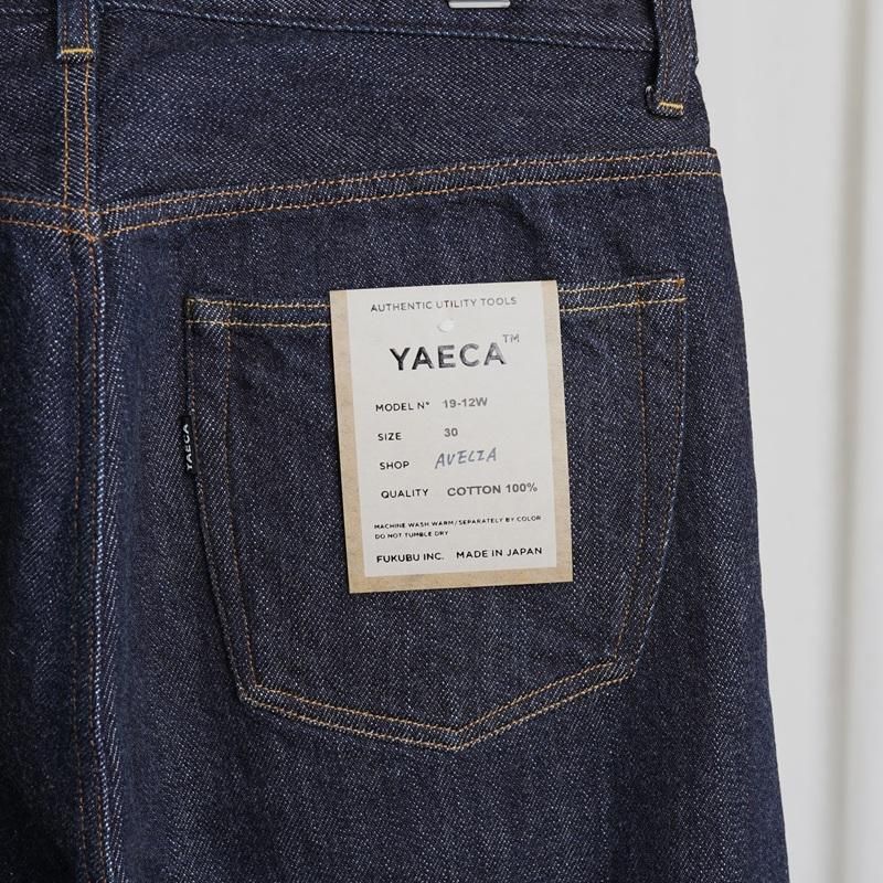 YAECA 䥨 DENIM WIDE / INDIGO