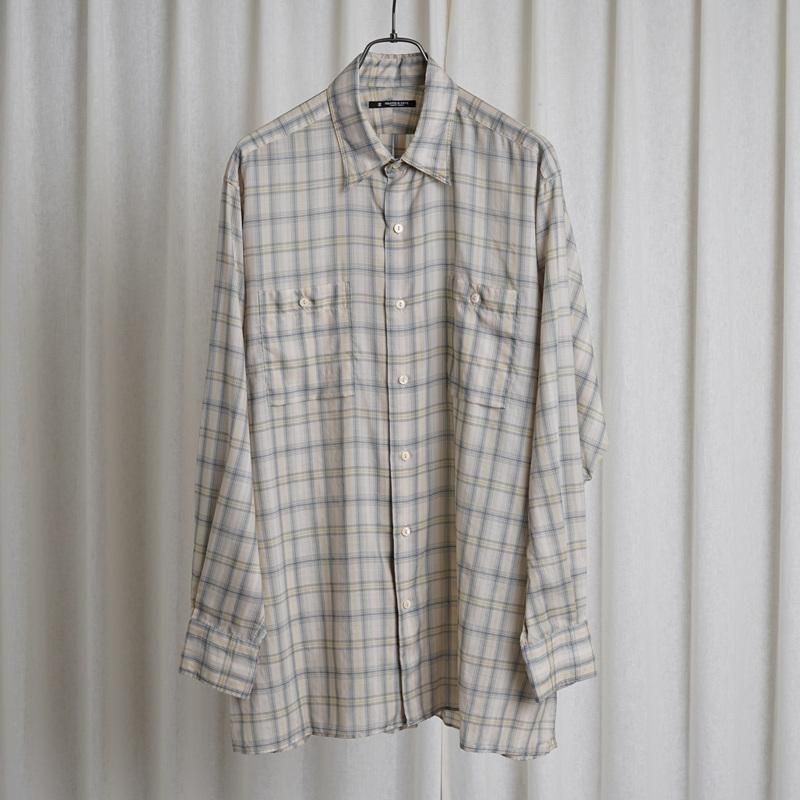 【25S/S】 【MAATEE&SONS マーティーアンドサンズ】 WORK SHIRTS / FADE IVORY