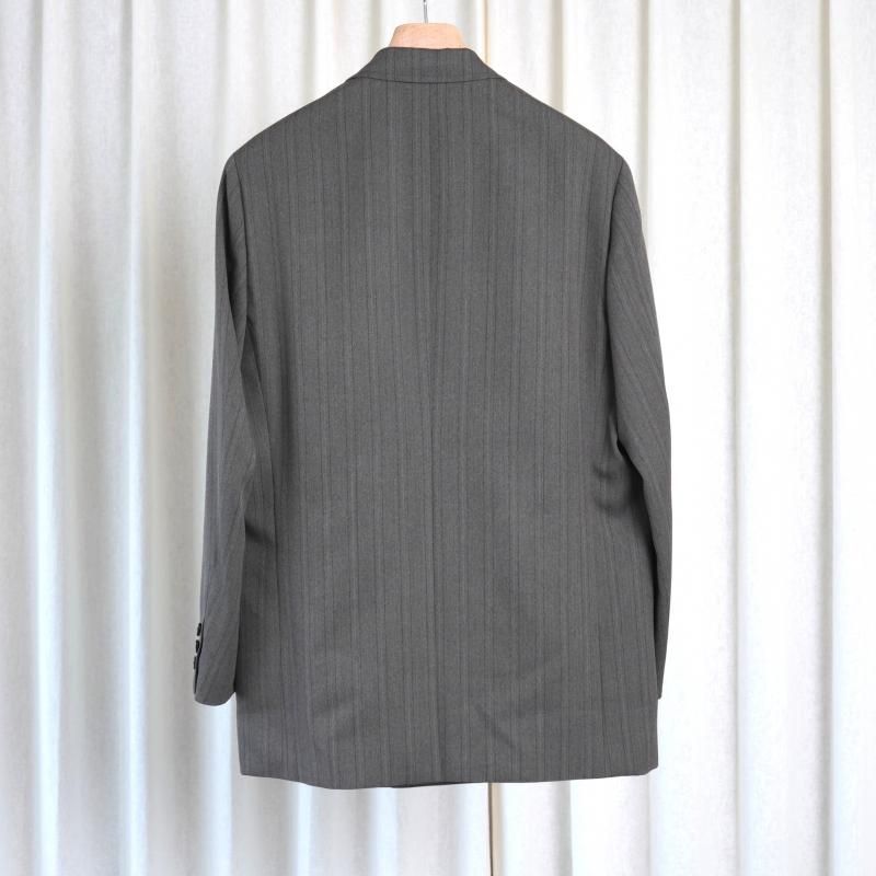 ULTERIOR アルテリア】 MELANGE HERRINGBONE STRIPE DB JKT / DUSTY