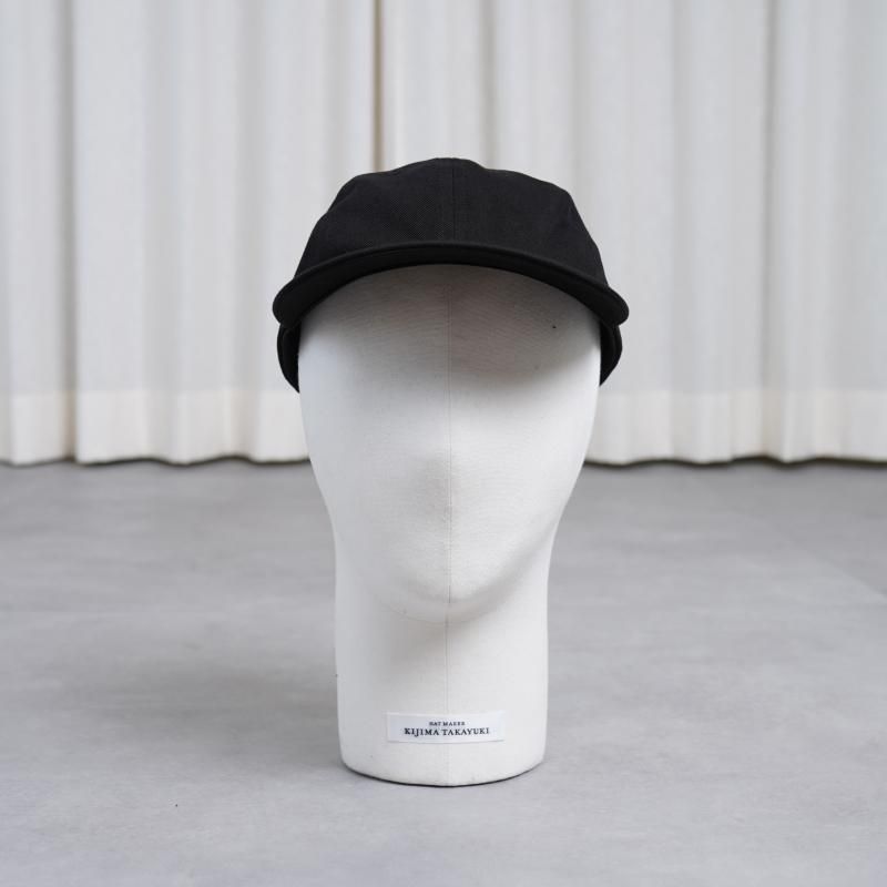 25A/W ULTERIOR  ƥꥢ WASHED VINTAGE TWILL 6 PANELED CAP  / BLACK