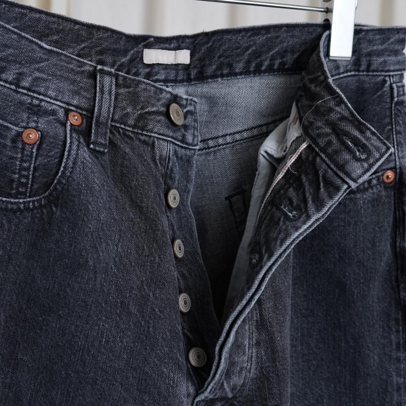 パンツ ULTERIOR WASHED SELVEDGE BLACK DENIM WASHED SELVEDGE BLACK DENIM 5P PANTS | ULTERIOR online store