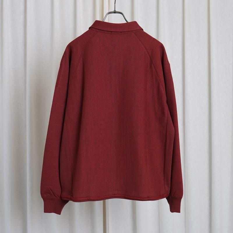 25A/W ULTERIOR ƥꥢ FADED SILKY TERRY RW HALF ZIP P/O / REDWOOD