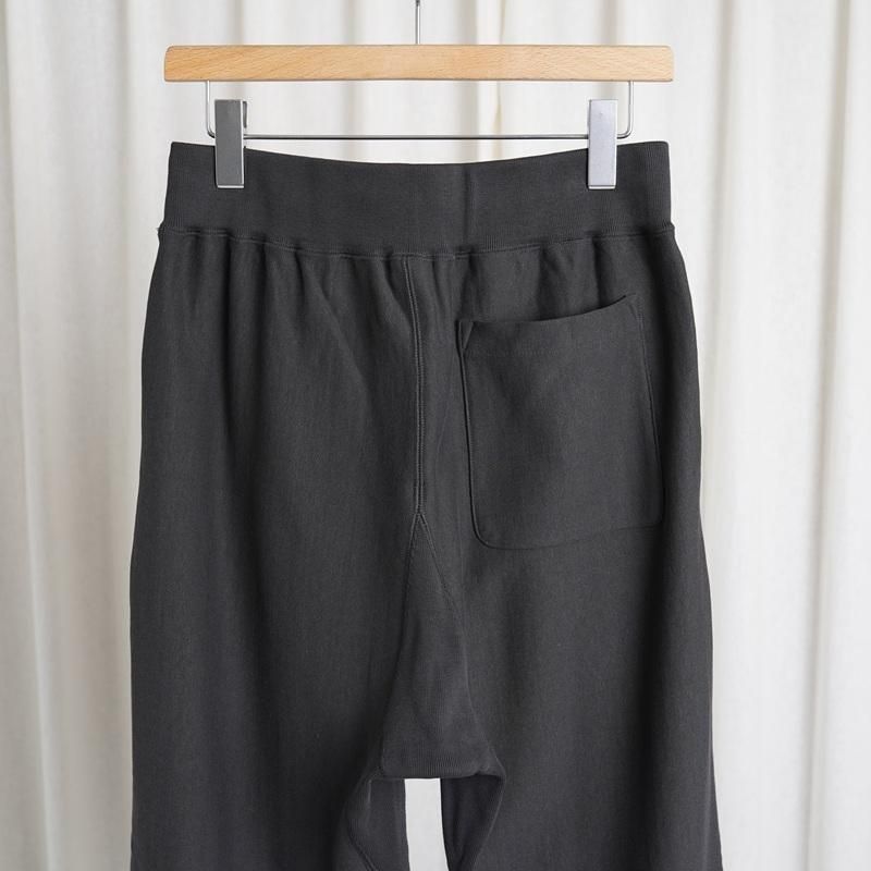 25A/W ULTERIOR  ƥꥢ FADED SILKY TERRY RW SWEAT PANTS / FADED BLACK