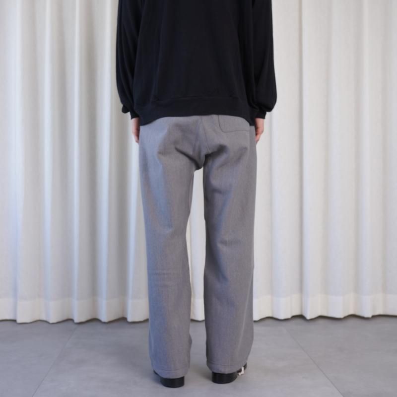 25A/W ULTERIOR  ƥꥢ FADED SILKY TERRY RW SWEAT PANTS / HEATHER ASH