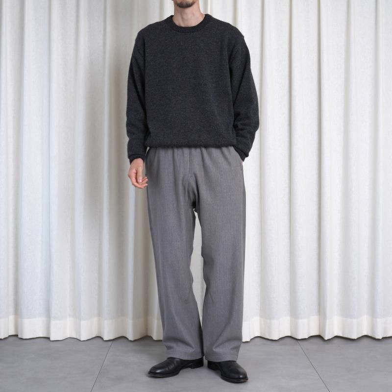 25A/W ULTERIOR  ƥꥢ FADED SILKY TERRY RW SWEAT PANTS / HEATHER ASH