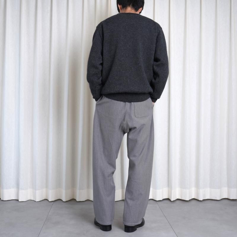 25A/W ULTERIOR  ƥꥢ FADED SILKY TERRY RW SWEAT PANTS / HEATHER ASH