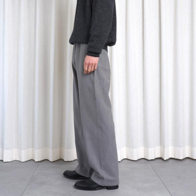 25A/W ULTERIOR  ƥꥢ FADED SILKY TERRY RW SWEAT PANTS / HEATHER ASH