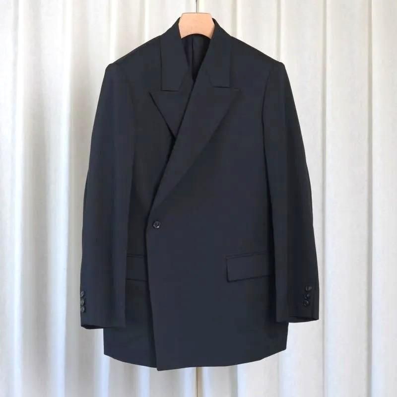 【25A/W】【YOKE ヨーク】 DOUBLE BREASTED JACKET / BLACK