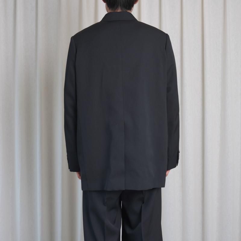 25A/WۡYOKE 衼 DOUBLE BREASTED JACKET / BLACK