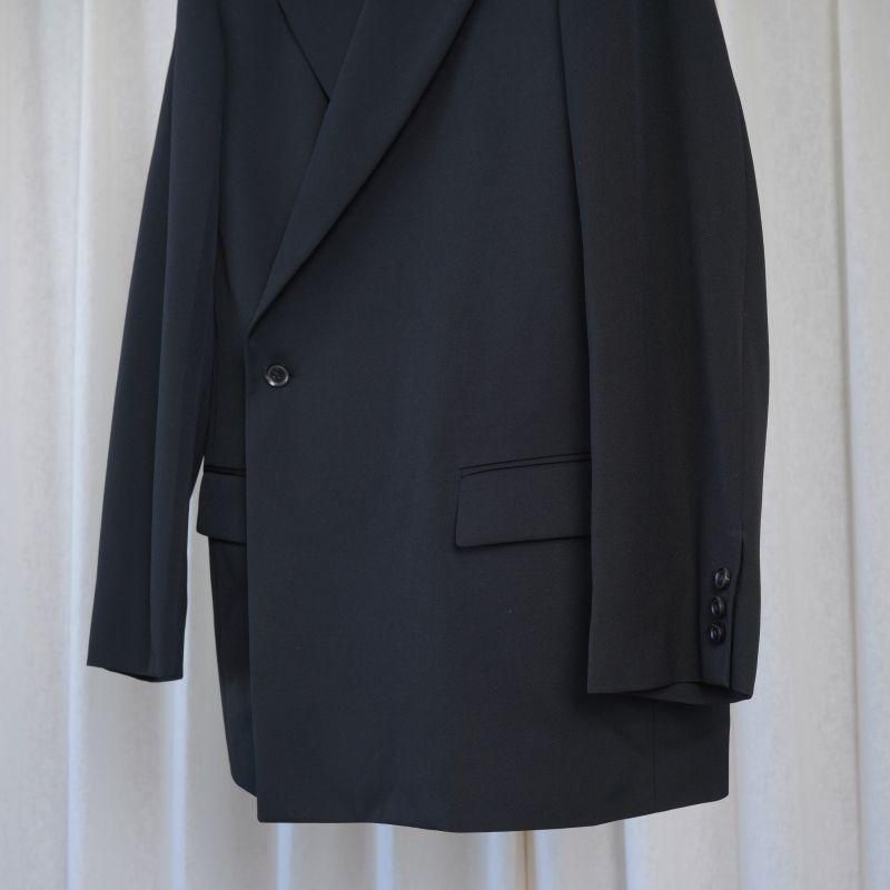 25A/WۡYOKE 衼 DOUBLE BREASTED JACKET / BLACK