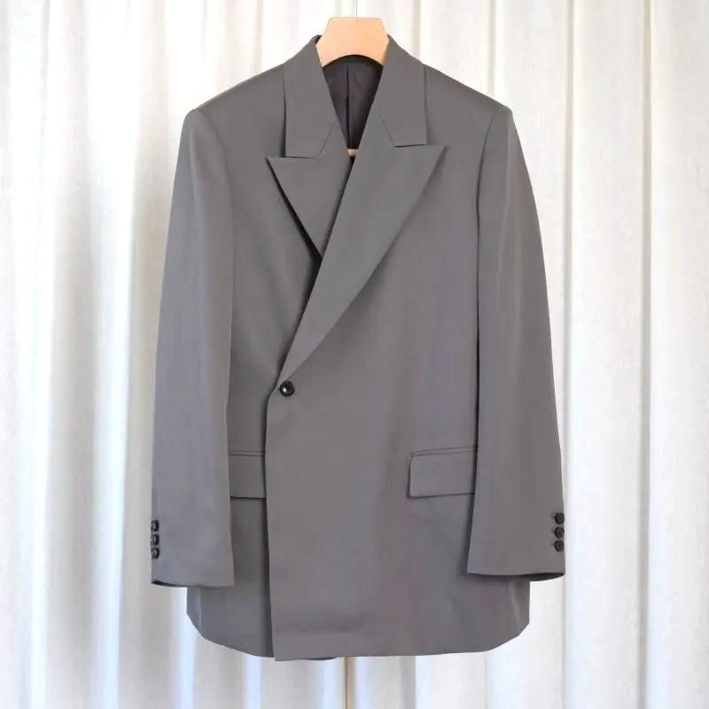 【25A/W】【YOKE ヨーク】 DOUBLE BREASTED JACKET / GREIGE