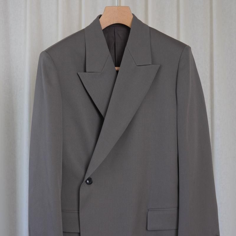 25A/WۡYOKE 衼 DOUBLE BREASTED JACKET / GREIGE