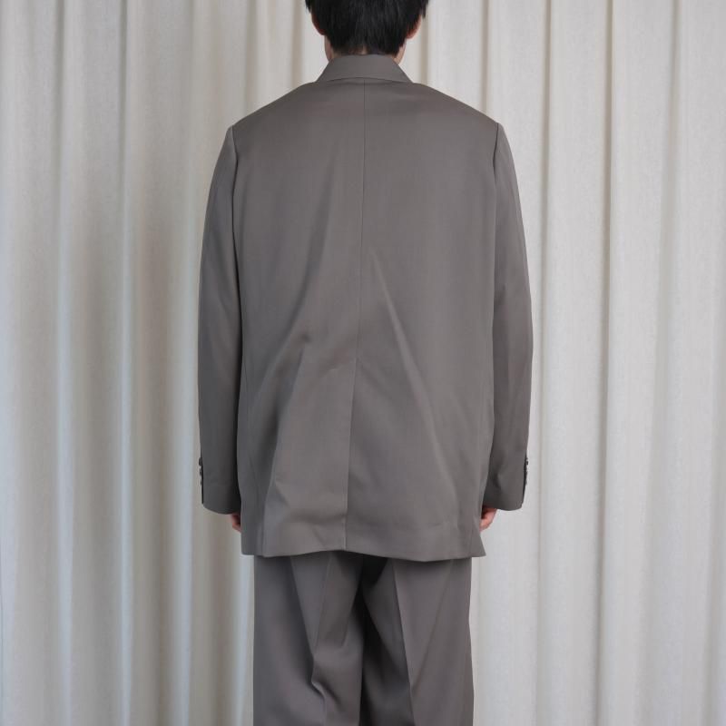 25A/WۡYOKE 衼 DOUBLE BREASTED JACKET / GREIGE