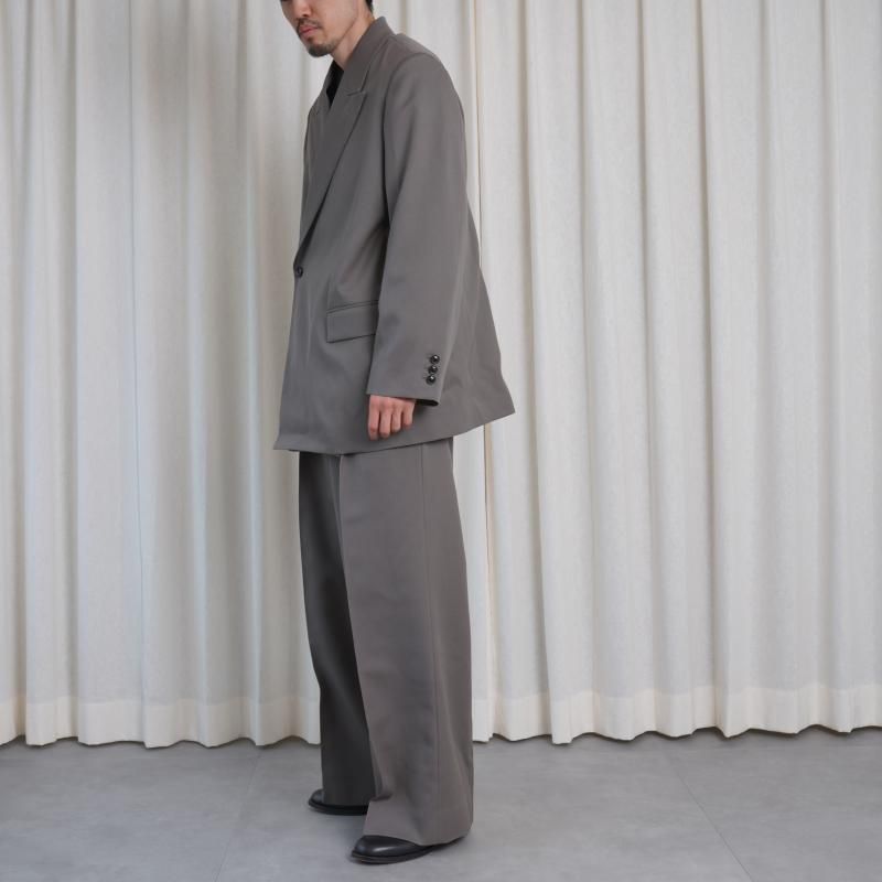 25A/WۡYOKE 衼 DOUBLE BREASTED JACKET / GREIGE