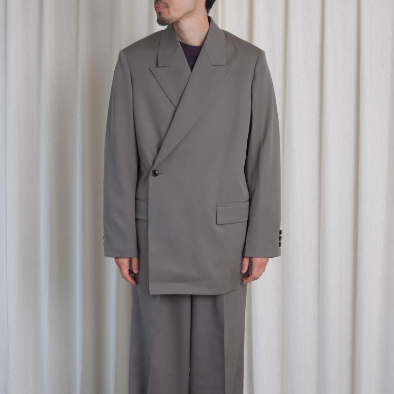 25A/WۡYOKE 衼 DOUBLE BREASTED JACKET / GREIGE