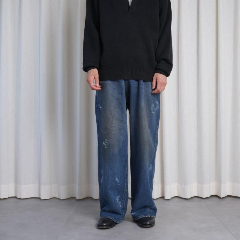 ssstein シュタイン】 BAGGY DENIM JEANS / INDIGO - Avelia