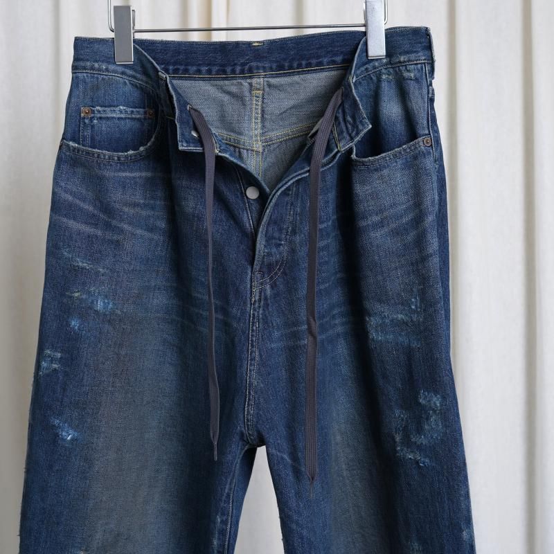 ssstein シュタイン】 BAGGY DENIM JEANS / INDIGO - Avelia